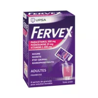 Fervex Etat Grippal Paracetamol/vitamine C/pheniramine Adultes Framboise, Granulés Pour Solution Buvable En Sachet à Saint-Pierre-des-Corps