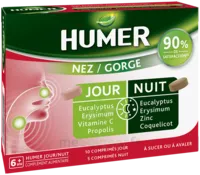 Humer Nez/gorge Jour&nuit 15 Comprimés à Saint-Pierre-des-Corps