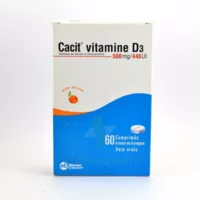 Cacit Vitamine D3 500 Mg/440 Ui, Comprimé à Sucer Ou à Croquer à Saint-Pierre-des-Corps