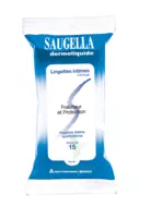 Saugella Lingette Dermoliquide Hygiène Intime Paquet/15 à Saint-Pierre-des-Corps