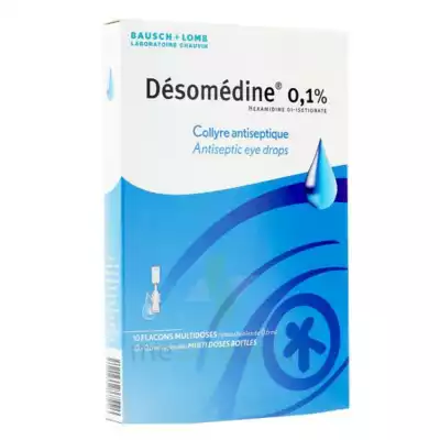 Desomedine 0,1 % Collyre Sol 10fl/0,6ml à Saint-Pierre-des-Corps