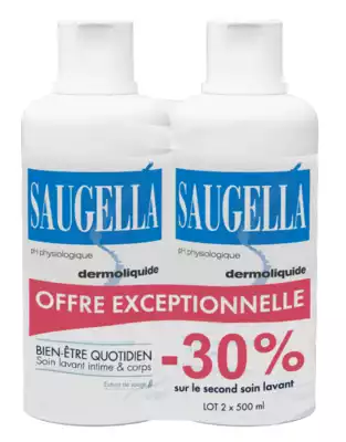 Saugella Emulsion Dermoliquide Lavante 2fl/500ml à Saint-Pierre-des-Corps